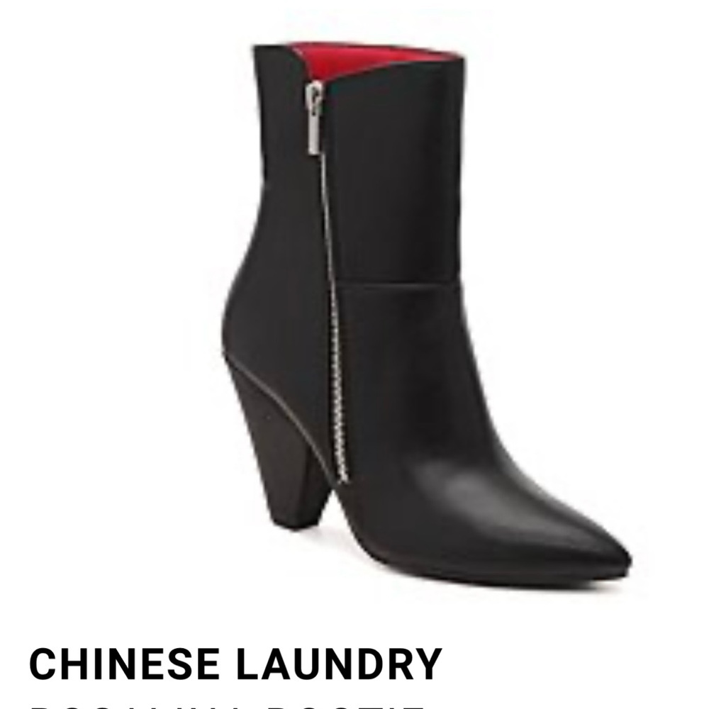 Black ankle bootie